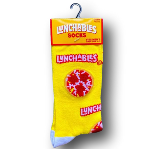 3/$20 Lunchables Pepperoni Pizza Funny Novelty Crew Socks - NWT
